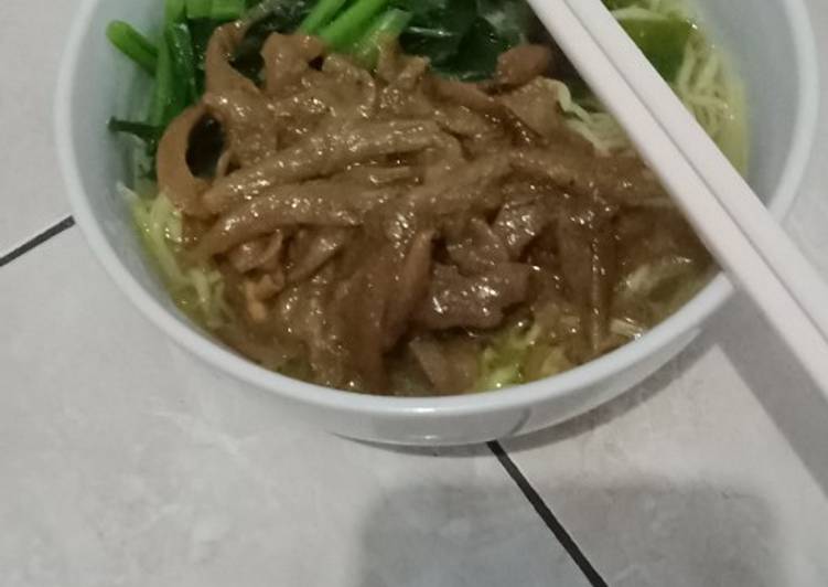 Olahan Mie ayam jamur tiram | Langkah Membuat Mie ayam jamur tiram Yang Enak Dan Lezat