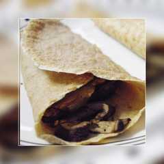 Una foto de Crêpe de harina integral