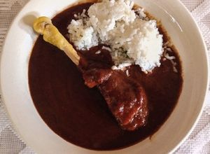 Una foto de Mole negro