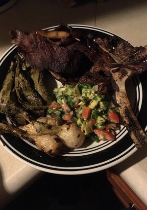 Una foto de Carne a la parrilla