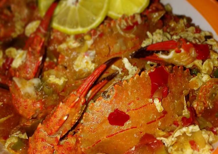 Cara memasak Kepiting Pedas Asam Manis Pemula, Lezat Sekali