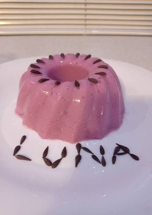 عکسی از دستور ژله ی انگور با شیر(jelly with milk)