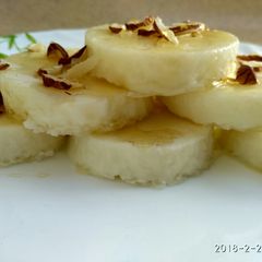 A picture of China Grass milk burfi.