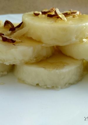 A picture of China Grass milk burfi.
