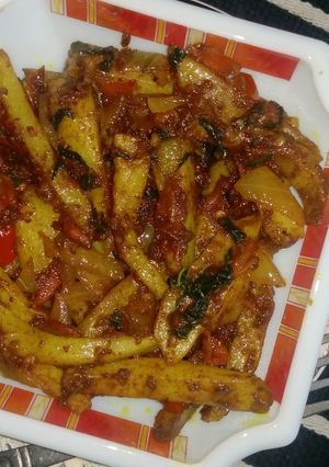 A picture of Chips masala.