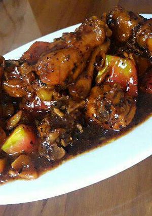 Foto resep Ayam Lada Hitam
