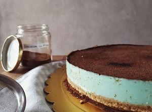 Foto di Torta fredda menta e liquirizia