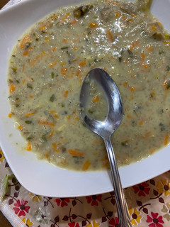 عکسی از دستور سوپ شیر