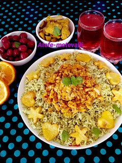 عکسی از دستور مجبوس ماهی عربی (به سبک من)