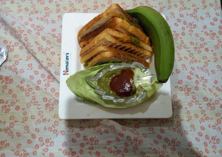 Get Healthy with Raw Banana Mix Vegetable Sandwich