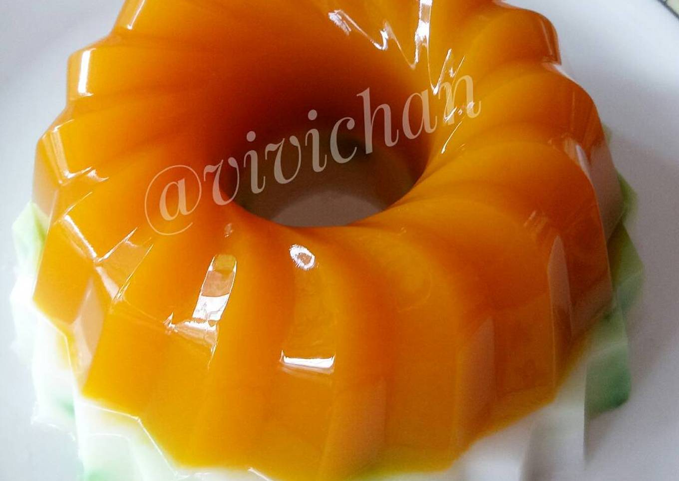 Puding Labu mix Cendol