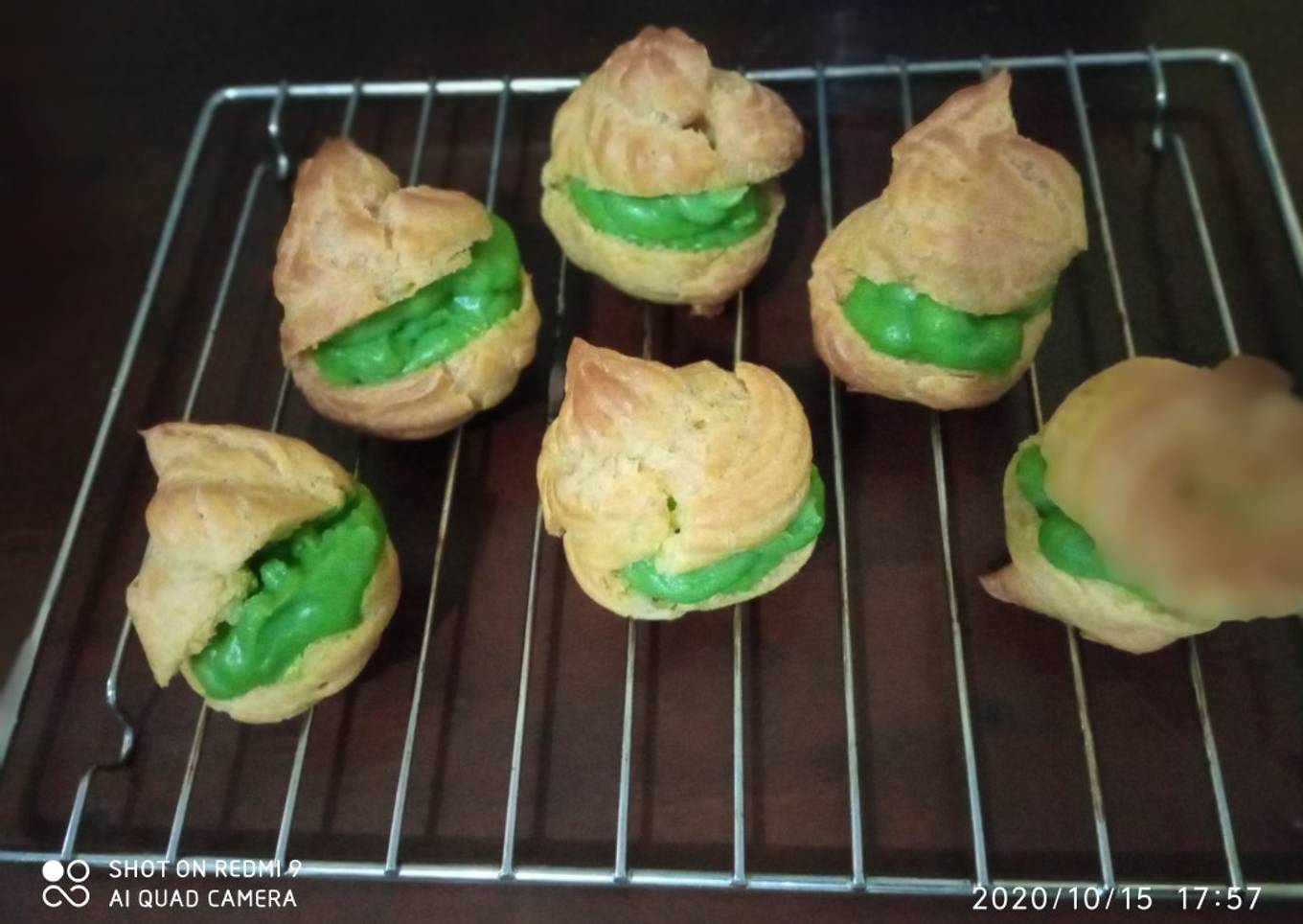 Kue sus vla green tea