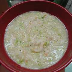 #masakankos Bubur Oat Jamur Brokoli PPR রেসিপির প্রধান ছবি