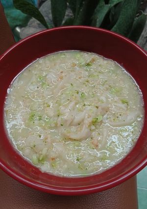 Foto resep #masakankos Bubur Oat Jamur Brokoli PPR