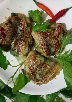 Hình của món Cá mối chiên.