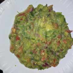 A picture of Guacamole with Vinegar.