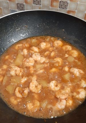 Foto resep Udang goreng mentega