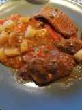 Fricandó de ternera a la jardinera