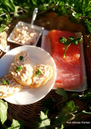 Une photo de Beurre de saumon