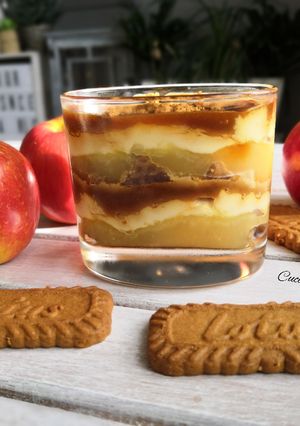 Une photo de Tiramisu Spéculoos, pommes, caramel beurre salé