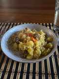 Guisaso de arroz y verduras