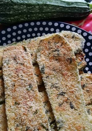 Foto di Zucchine al forno croccanti fuori e morbide dentro