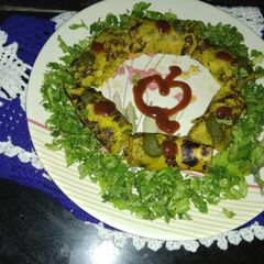 A picture of Aate ke roll.