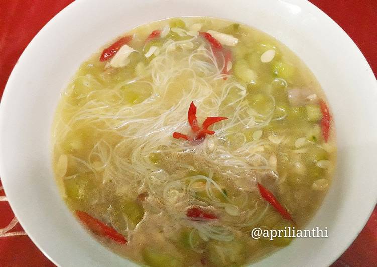 Resep Sayur Kuah Oyong Soun, Lezat Sekali