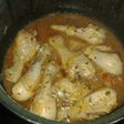 Muslos de pollo a la cazuela con chimichurri
