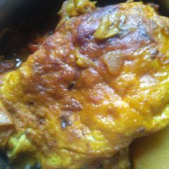 A picture of Omlette curry.