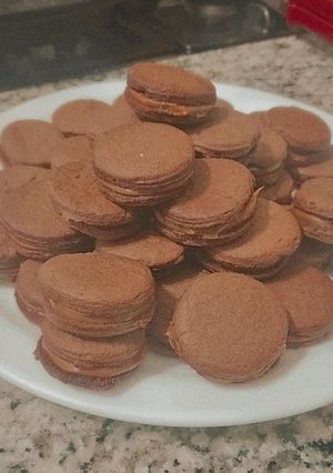 Una foto de Alfajores de chocolate