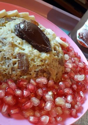 صورة لوصفة كيك الكاسة Bowl cake 🥞🥧🍯🍫☕
