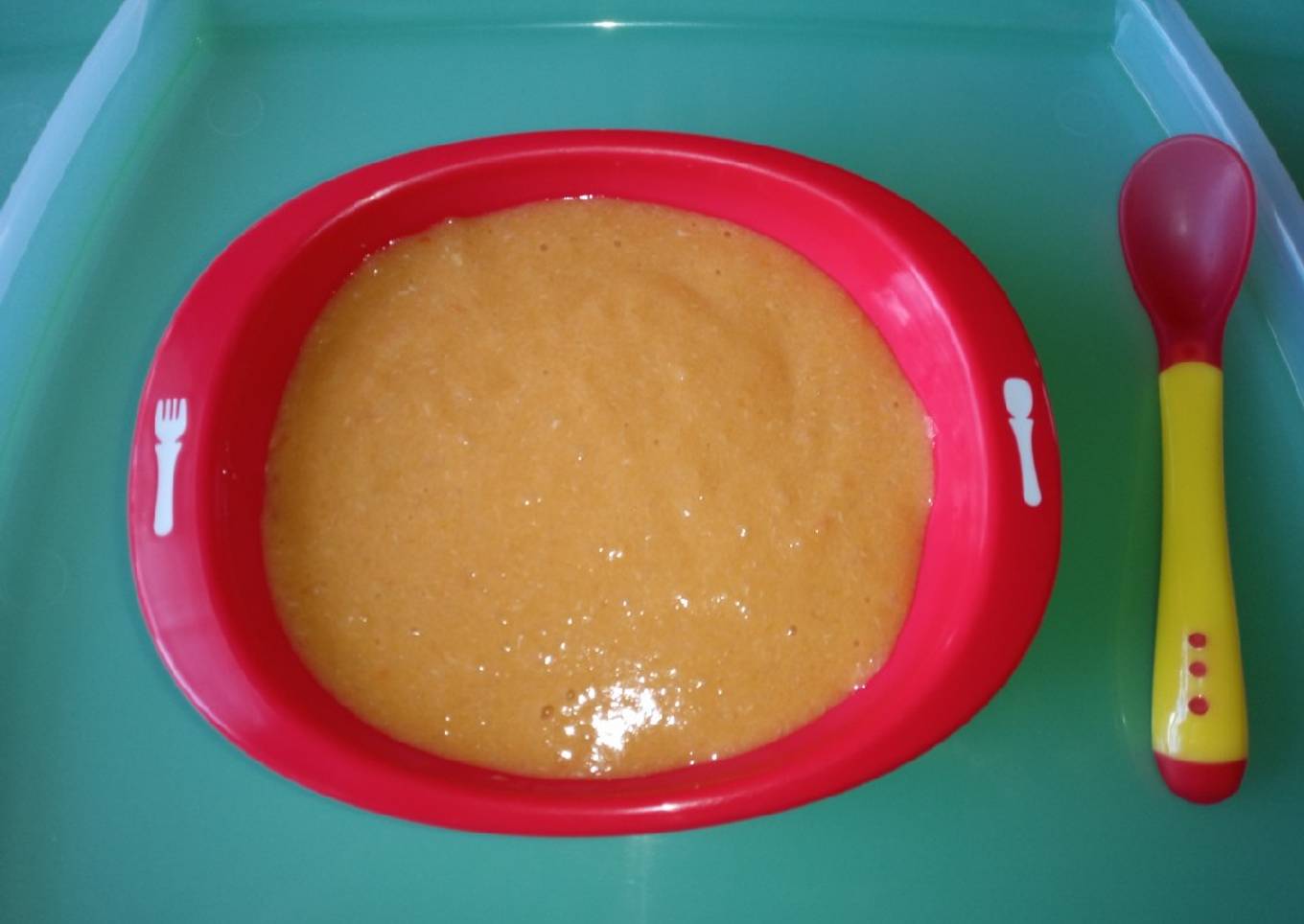 Papilla de pollo y verduras para bebé de 6 meses 👶🥰