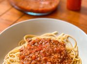Gambar spageti bolognese