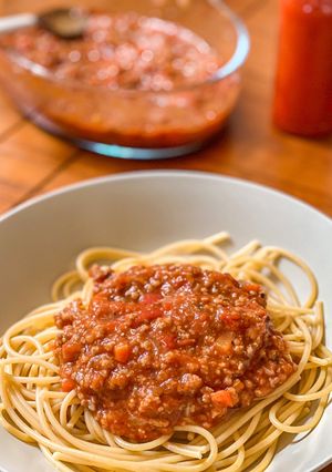 Foto resep Spaghetti Bolognese (Homemade Sauce)