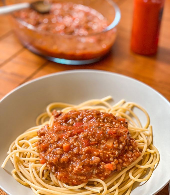 Foto resep Spaghetti Bolognese (Homemade Sauce)