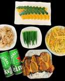 Tiến vua ngũ sắc - món chay - #Tapdevang23