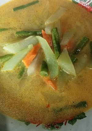 Foto resep Lodeh Labu Siam Kacang