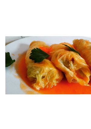 Foto resep Sawi putih gulung isi ayam