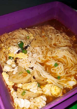 Foto resep Misoa Kuah Pedas Vegetarian
