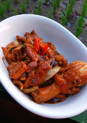 Foto resep Ayam Lada Hitam