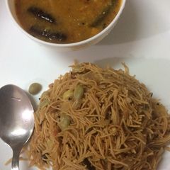A picture of Hyacinth Bean Valor/ Indian Papadi beans Upma.