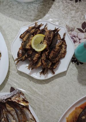 صورة لوصفة سردين مقلي بالدرسه 🐟🌶️
