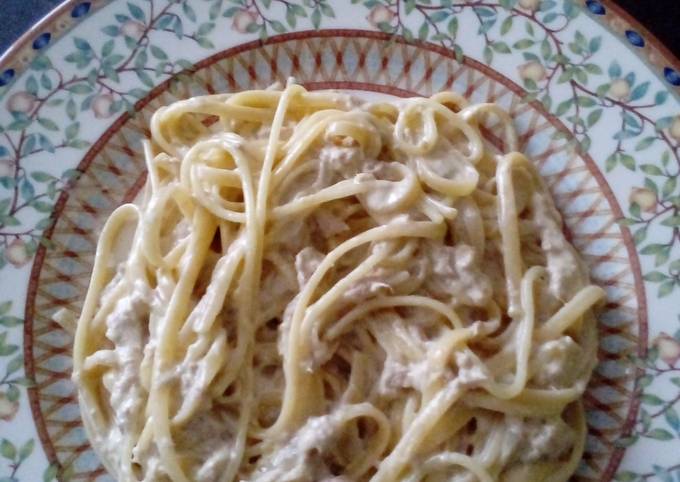 Lemon and Tuna Linguine