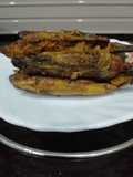 Stuffed Bitter Gourd with peel and fried onion stuffing