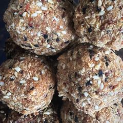 A picture of Flaxseed ladoo.