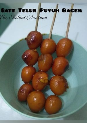 Foto resep Sate Telur Puyuh Bacem