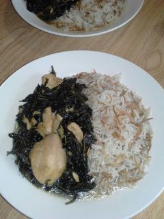 صورة لوصفة ملوخية ورز
