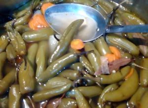 Una foto de Chiles en vinagre