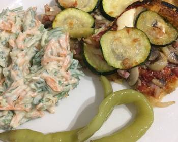 Easy Recipe Mascarpone and courgette tart Delicious Nutritious